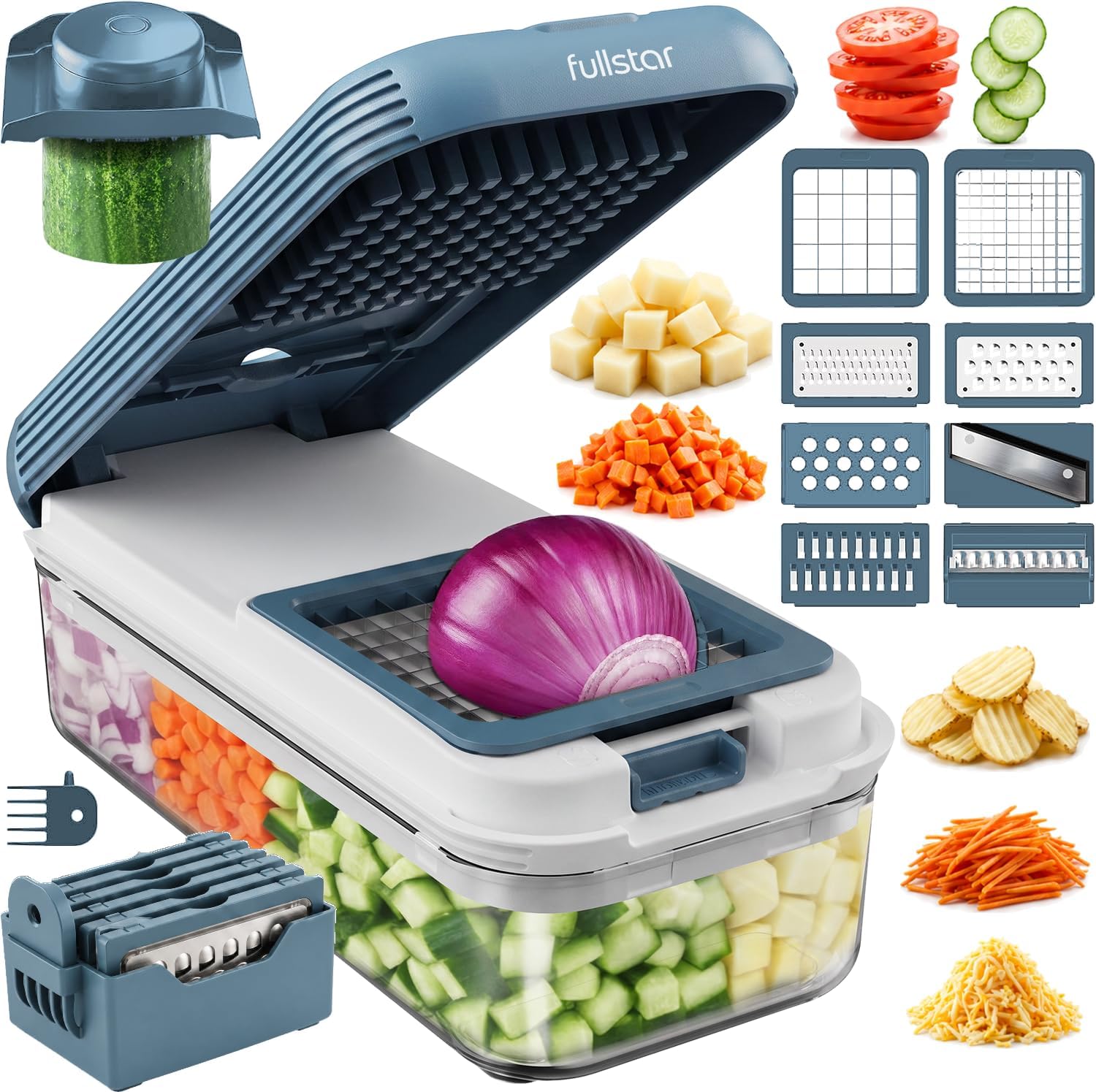 Fullstar vegetable chopper front view