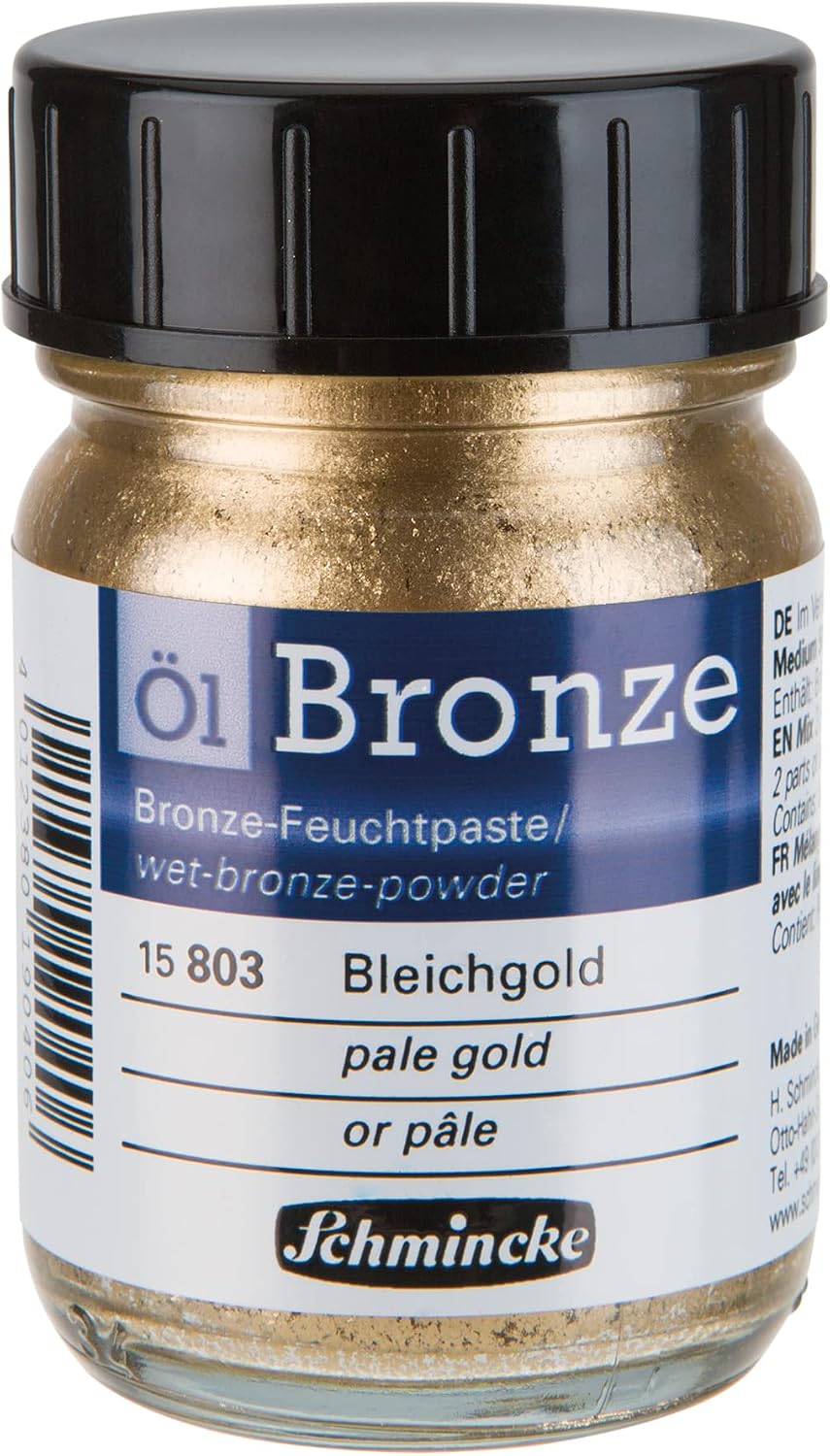 Schmincke - Oil-Bronze, silver, 50 ml, 15 805 024, for iridescent metallic effects on oil paintings, as well as on pre-primed surfaces such as wood, metal, plaster - Image 12