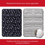 Moonsea soft kennel pad showing anti-slip bottom texture