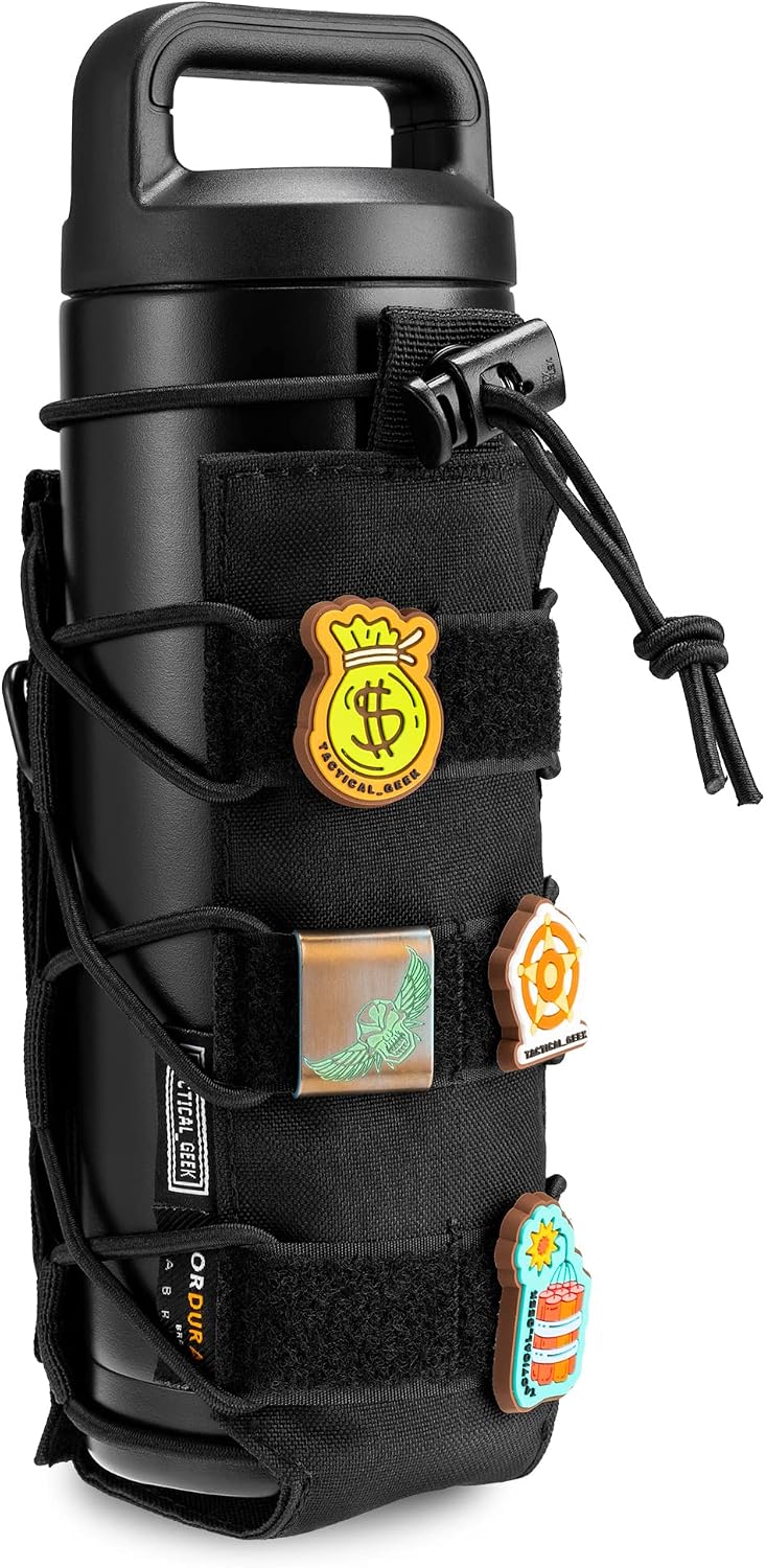 Tactical Geek EXT11 water bottle pouch front view
