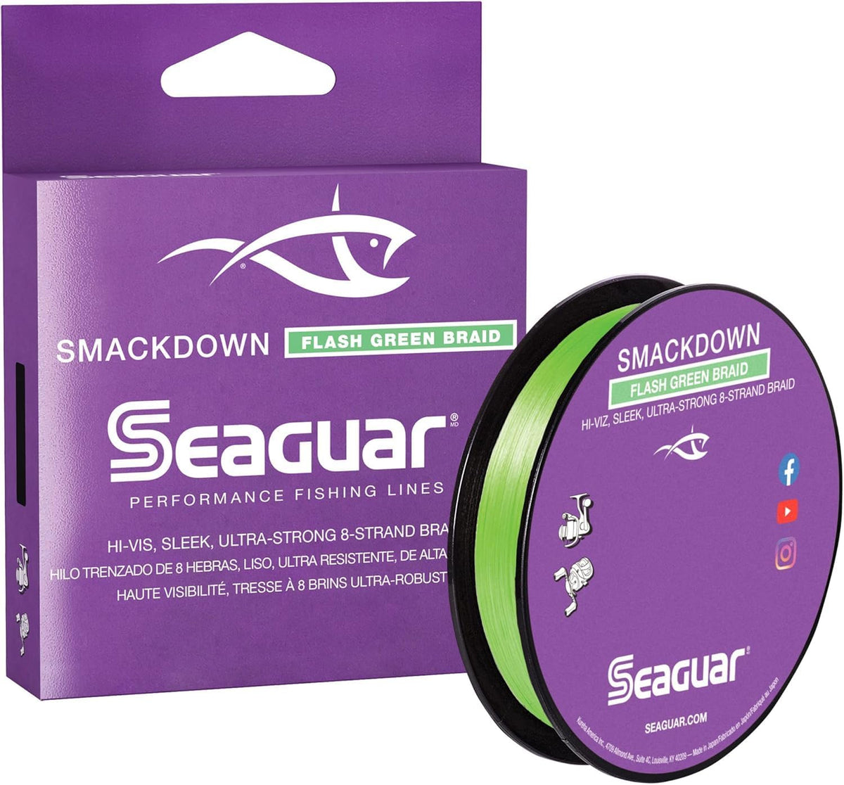 Seaguar Smackdown braided fishing line complete package