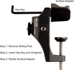 Slik Creator's Clamp threaded adapter and tripod head mount
