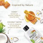 Pears Naturale Nourishing Coconut Water Body Wash bottle size comparison