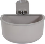 Petmate large kennel bowl front view with attached funnel