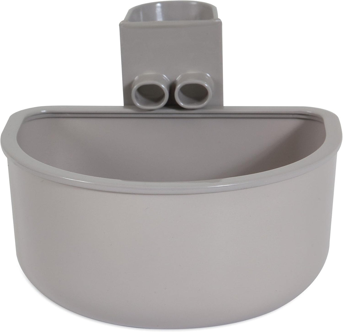 Petmate large kennel bowl front view with attached funnel