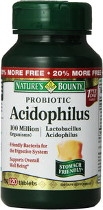 Nature's Bounty Lactobacillus Acidophilus Probiotic Supplement - Daily Probiotic for Women/Men Digestive Health, 100 Million Organisms, Vegetarian, 1 Serving per Day, 120 Tablets - Image 12