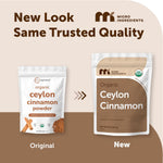 Micro Ingredients organic Ceylon cinnamon powder nutrition facts panel