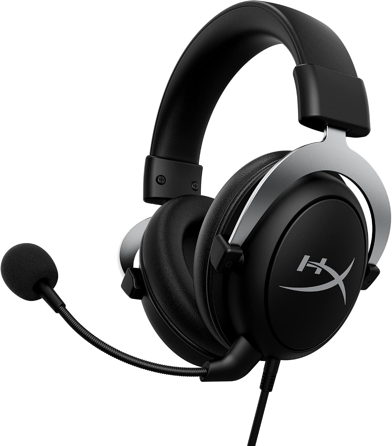 HyperX CloudX gaming headset front view