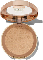 Milani oil free mattifying compact powder showing embossed texture design.