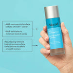Murad Daily Clarifying Peel packaging detail featuring AHA BHA and Retinoid label.