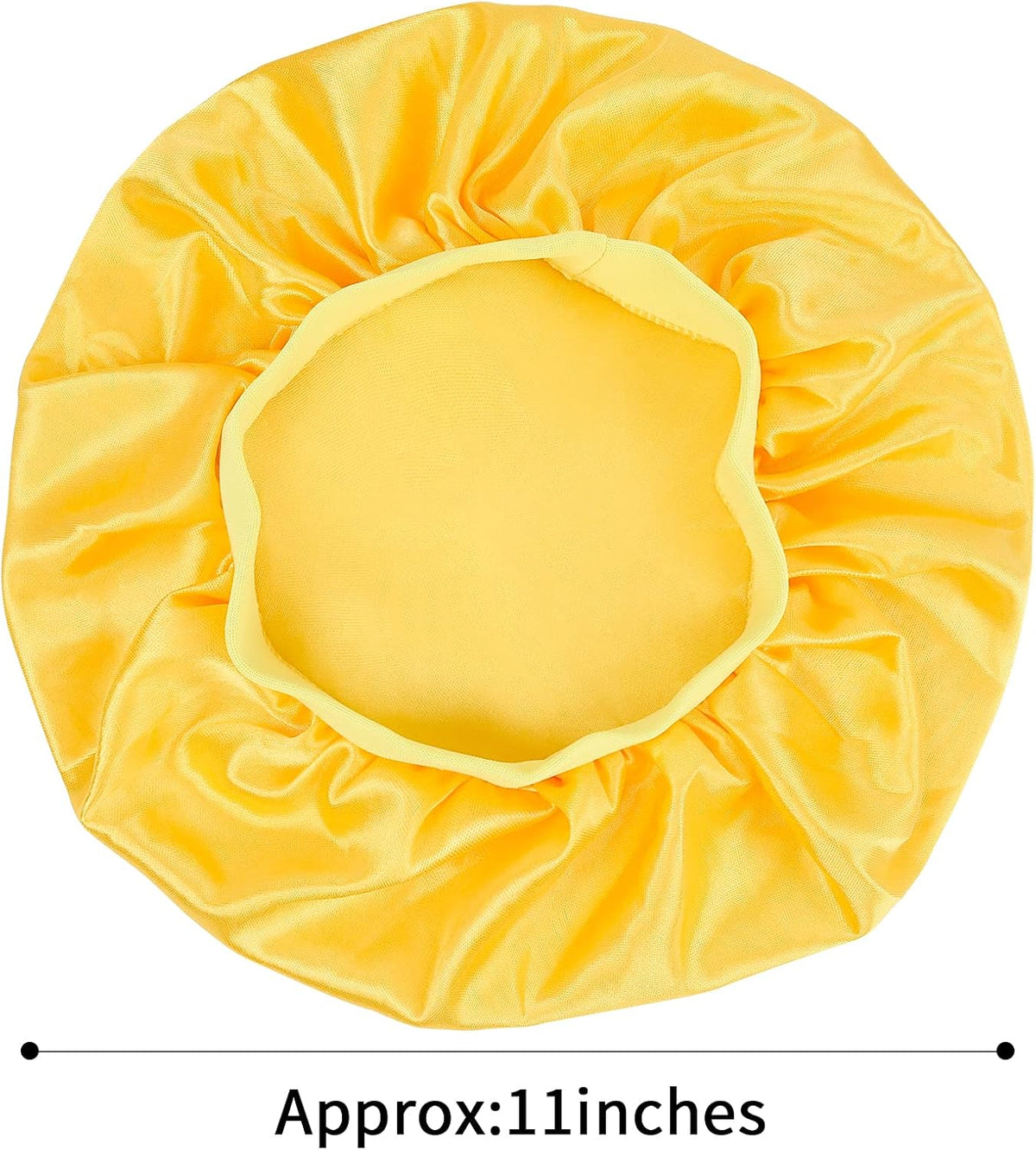 Aileam silk wide band night hat folded view