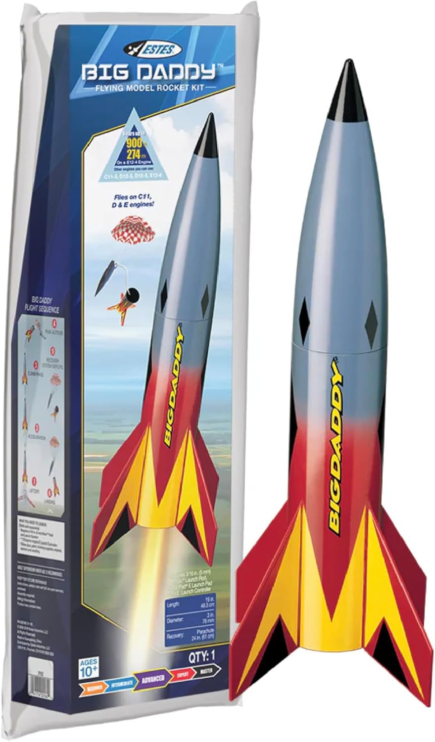 Estes Big Daddy Flying Model Rocket Kit - Image 1