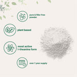 Micro Ingredients Pure L-Theanine Powder scoop serving demonstration