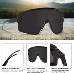 Karsaer retro rave cycling sunglasses angled view
