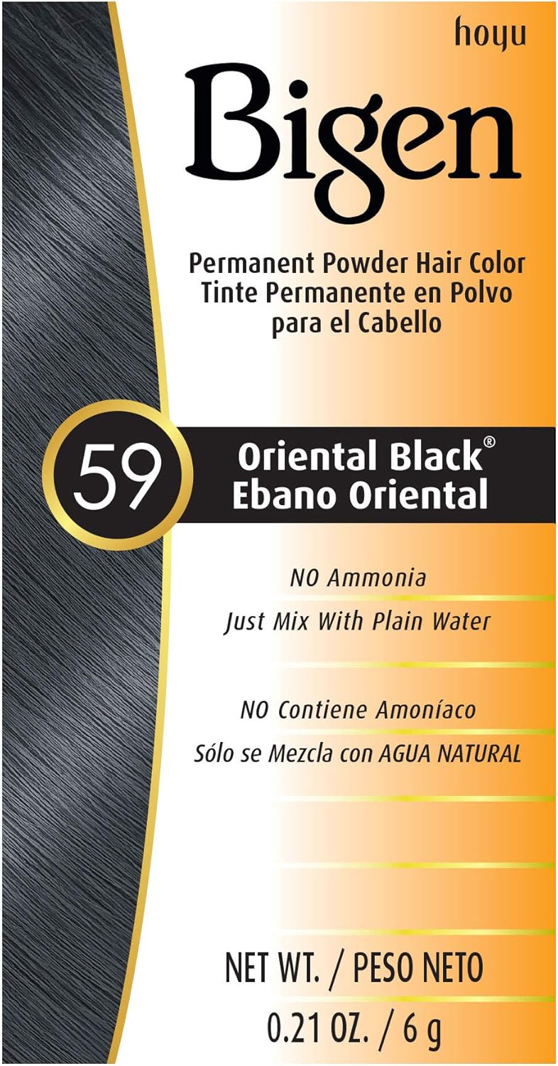 #59 Oriental Black Bigen Permanent Powder - 3 Pack - Image 1