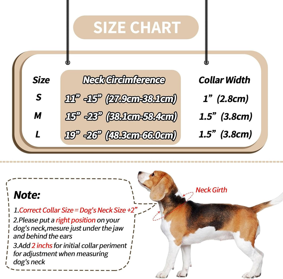 Anglevate dog collar neoprene padding texture for comfort