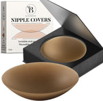 BLOOMORA Nipple Covers for Women - Reusable Sticky Silicone Nipple Pasties with Travel Case - Seamless, Adhesive & Invisible - Image 10