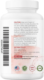 Micro Ingredients 240 capsules supply bottle lifestyle angle