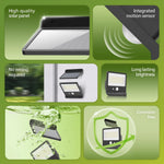 Philips solar security light attached to solar panel