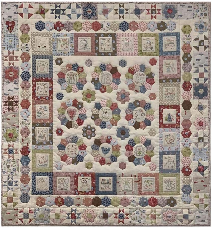 Birdhouse Patchwork Designs Heartstrings Quilt pattern layout instructions