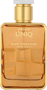 Armaf Uniq Oud Forever Eau De Parfum front view luxury perfume bottle