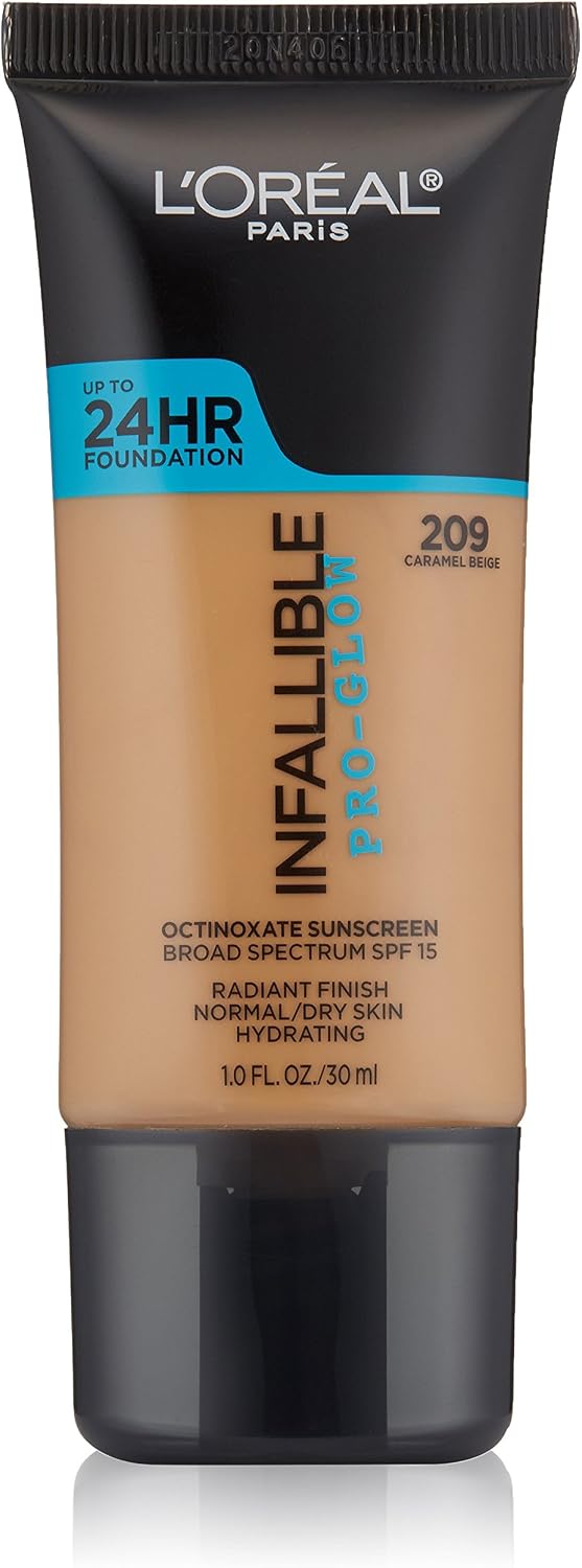 L'Oreal Paris Makeup Infallible Up to 24HR Pro-Glow Foundation, Classic Ivory, 1 Ounce - Image 10