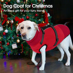 High cut belly design on a heavy duty winter pet vest