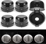 Esenharber Stove Knob Safety Covers front view black