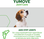 YuMOVE 240 count joint supplement ingredients label with glucosamine