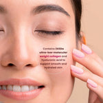 Bloomora collagen skincare mask box back label information