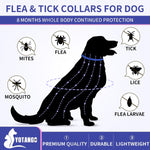 Yotango waterproof dog flea collar package showing 32 months protection