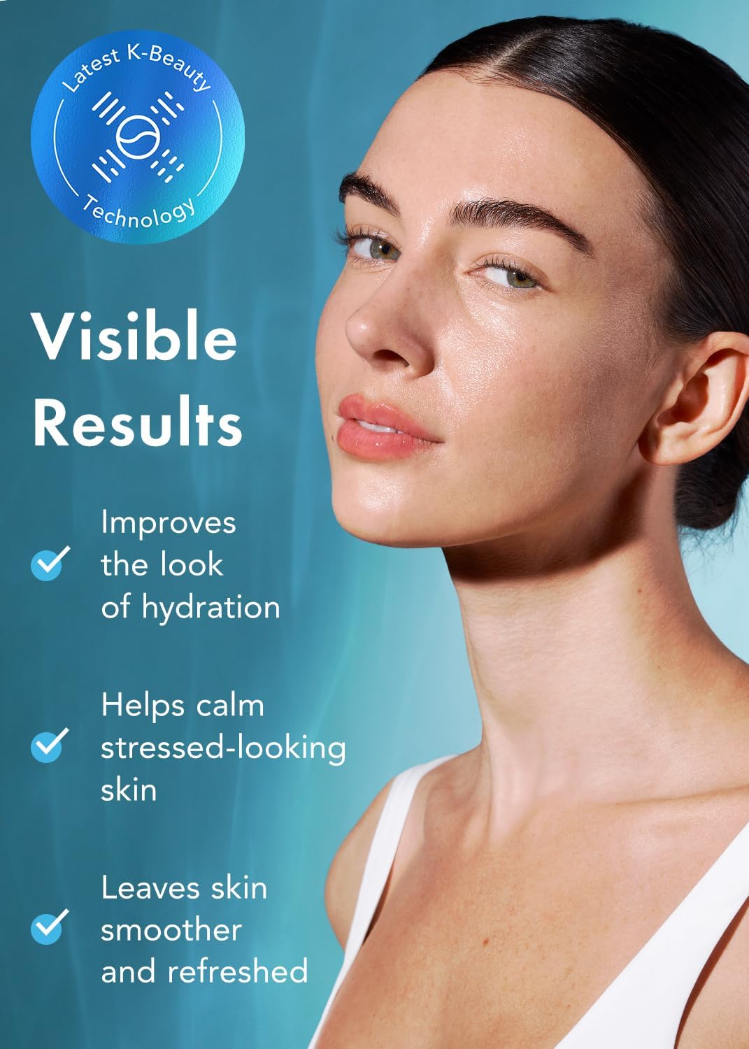 Rael advanced PM routine cooling hydrogel sheet close up