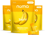 Numa Foods Nutritious Chewy & Creamy Candy Variety Pack - Low Sugar, All-Natural, Gluten Free, High Protein - 5 Bags of 10 Individually Wrapped Chews Each of Vanilla Banana Strawberry Coconut Coffee - Image 12