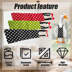 Adjustable pet duck diaper harness close up design detail