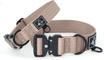 Made To Roam Explorer Dog Collar double-layered nylon webbing close up