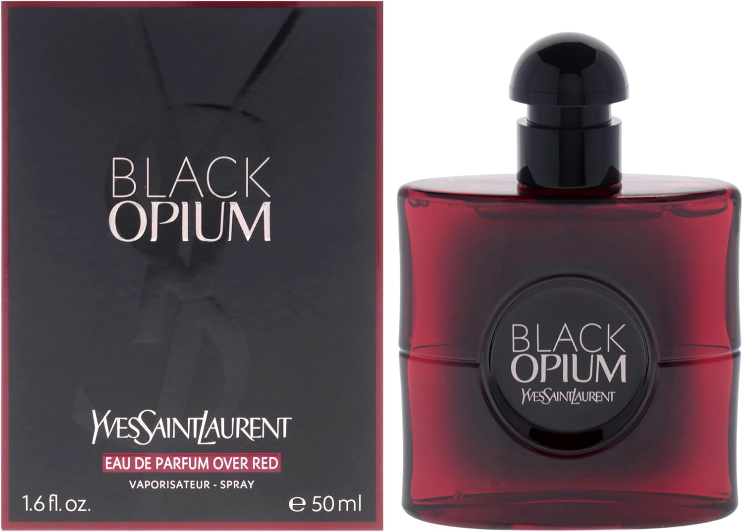 Yves Saint Laurent Black Opium Over Red for Women - 1.6 oz EDP Spray - Image 1