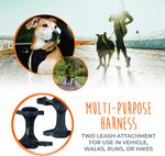 Breathable padding underside of Mighty Paw dog car harness