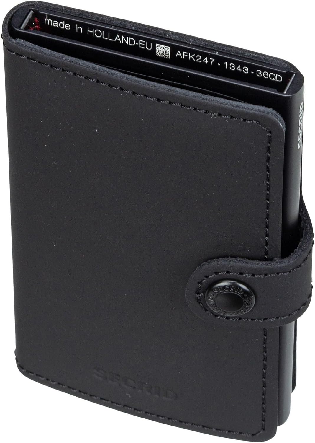 Secrid miniwallet bottom lever mechanism detail