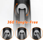 Ec.Teak leash showing tangle-free nylon tape durability