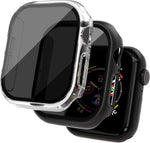 Privacy Case for Apple Watch Screen Protector Ultra 1/2 49mm | 1 Black + 1 Clear Privacy Case For Apple Watch, Anti-Spy Tempered Glass Screen Protector - Image 13