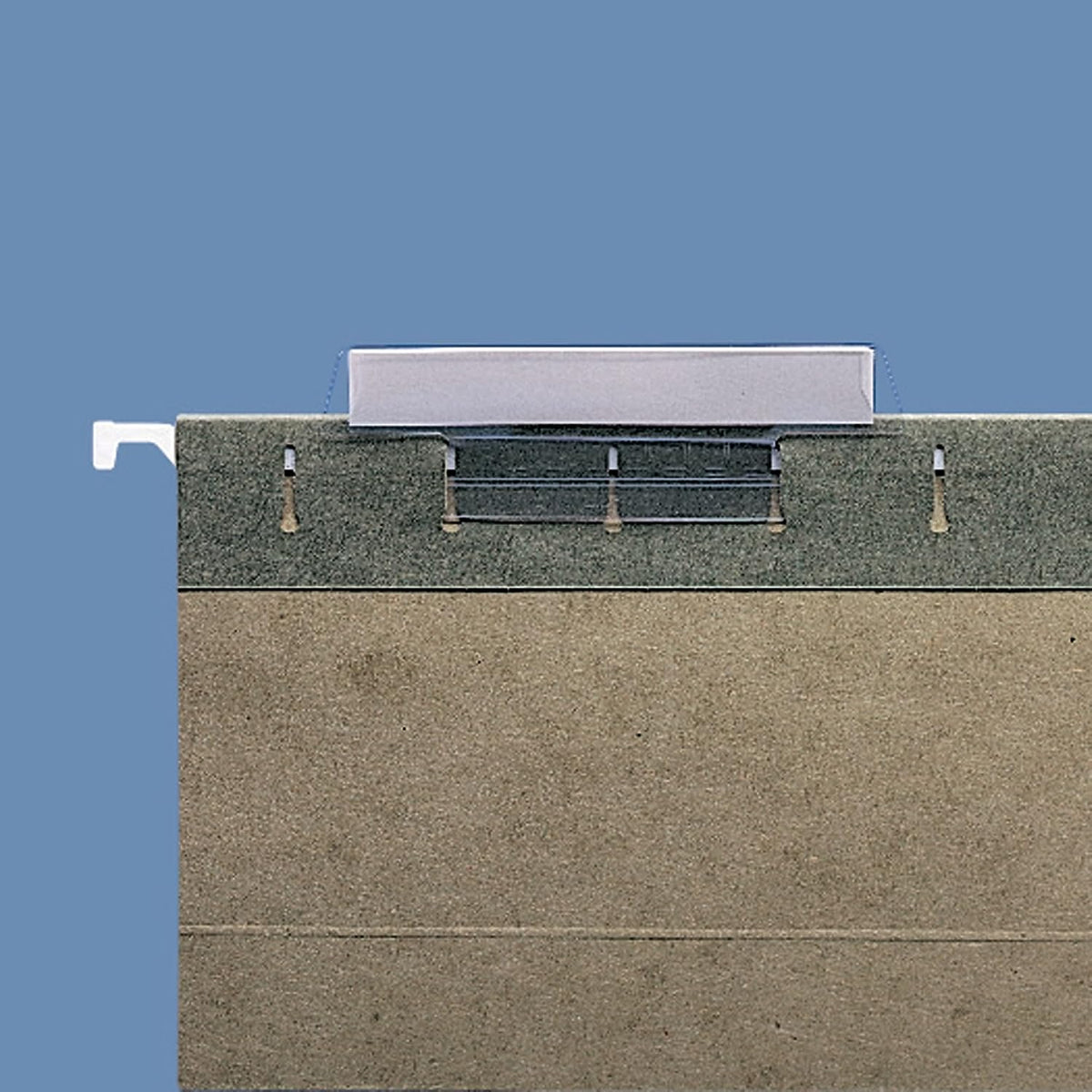Smead clear index tabs with white paper inserts