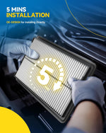 PHILTOP air filter installed in vehicle compartment