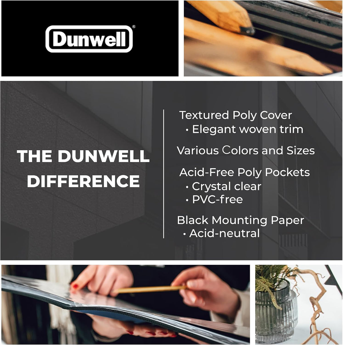 Dunwell photo portfolio book loaded with artwork