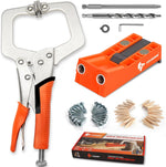TBVHOMM pocket hole jig system kit front view woodworking tool