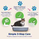 ULTRA MICRO CRYSTALS UNSCENTED PREMIUM NON-CLUMPING CAT LITTER, 5-LB BAG - Image 5