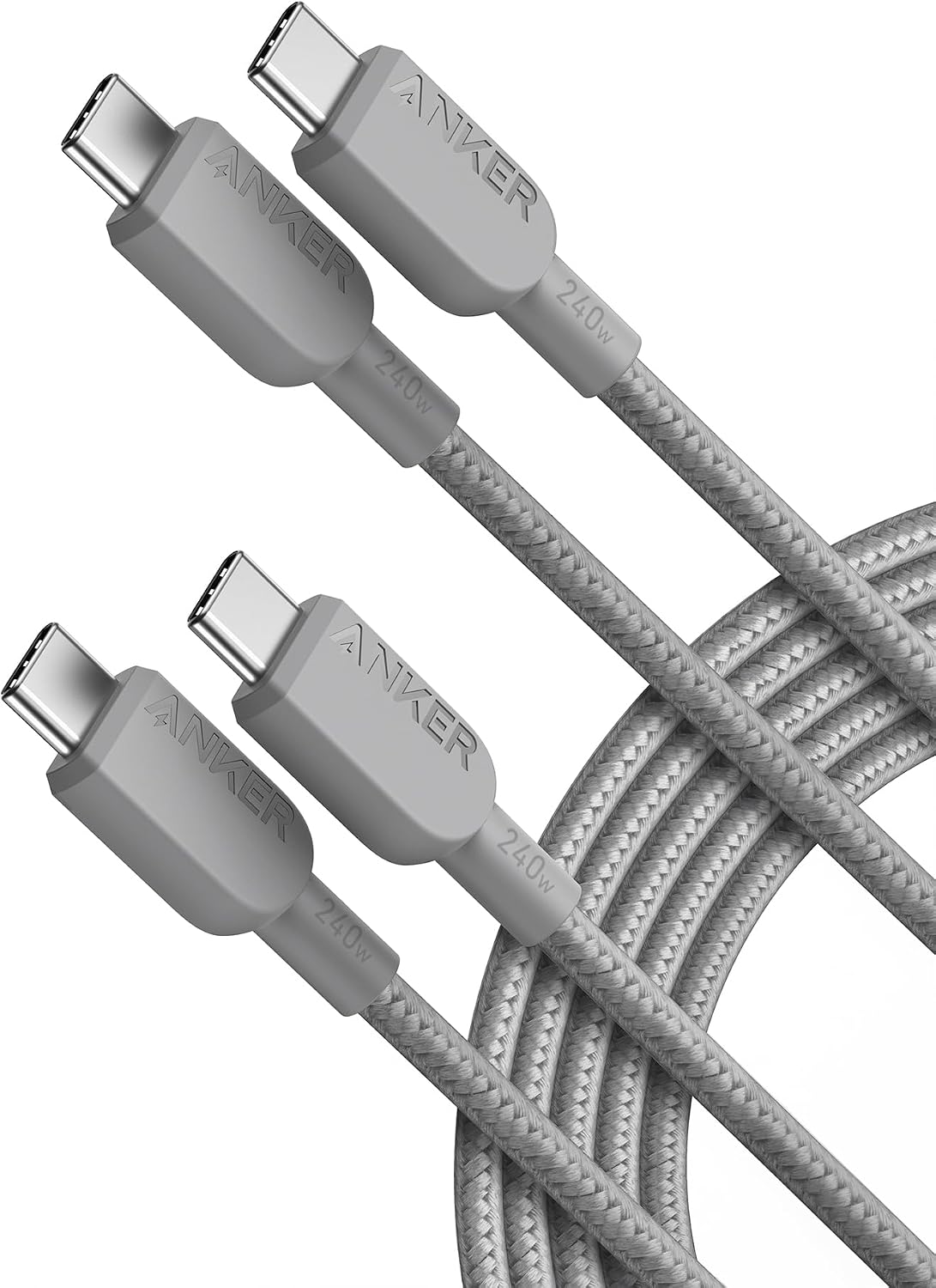 Anker USB C to USB C Cable, 240W Fast Charging Cord (2-Pack, 3 ft, Black) | For iPhone 17 / 16 Series, MacBook Pro 2020, iPad Air 4, and More - Image 9