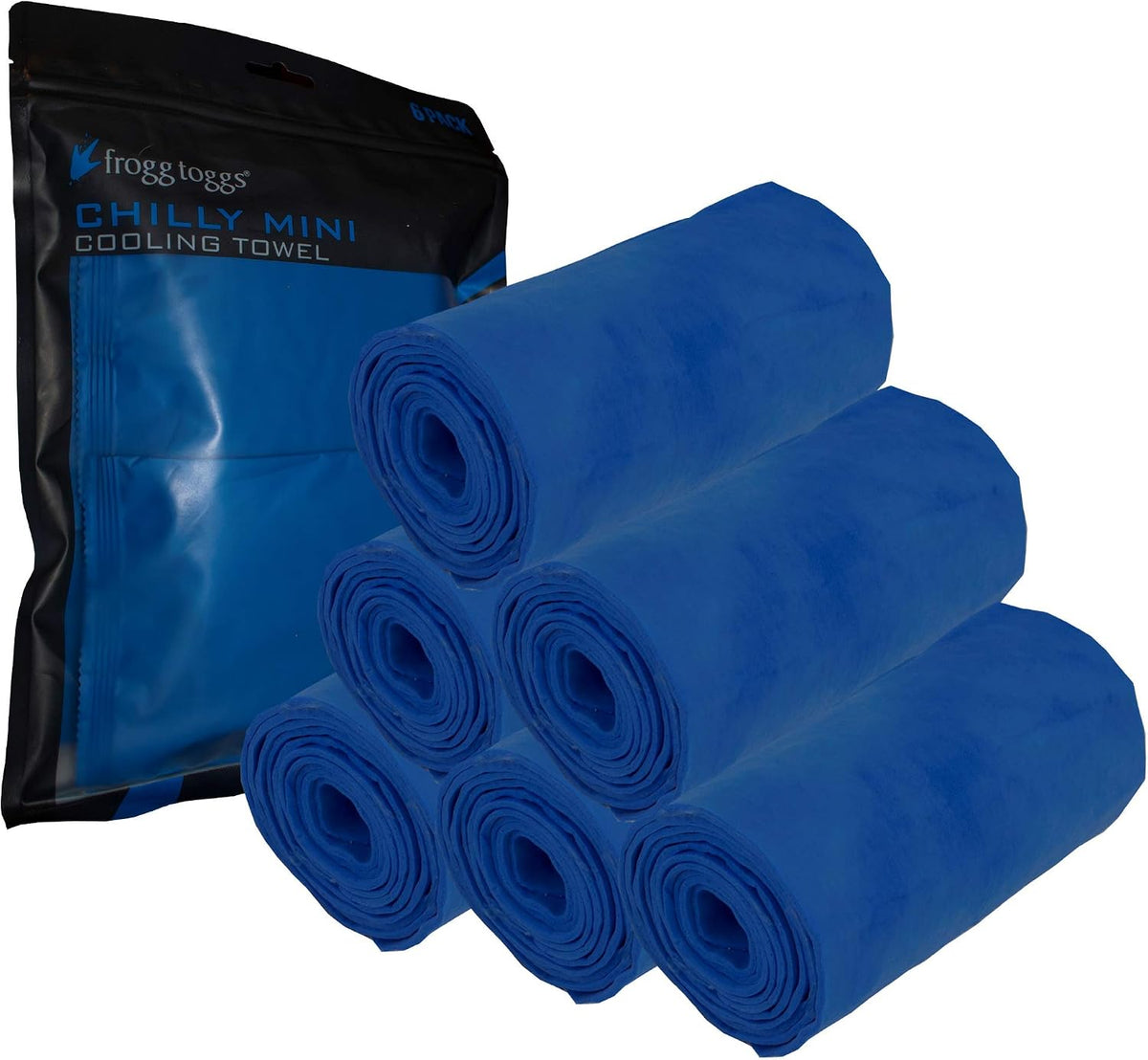 FROGG TOGGS Chilly Mini Cooling Neck Towel, 6 count, 29"x3" - Image 9