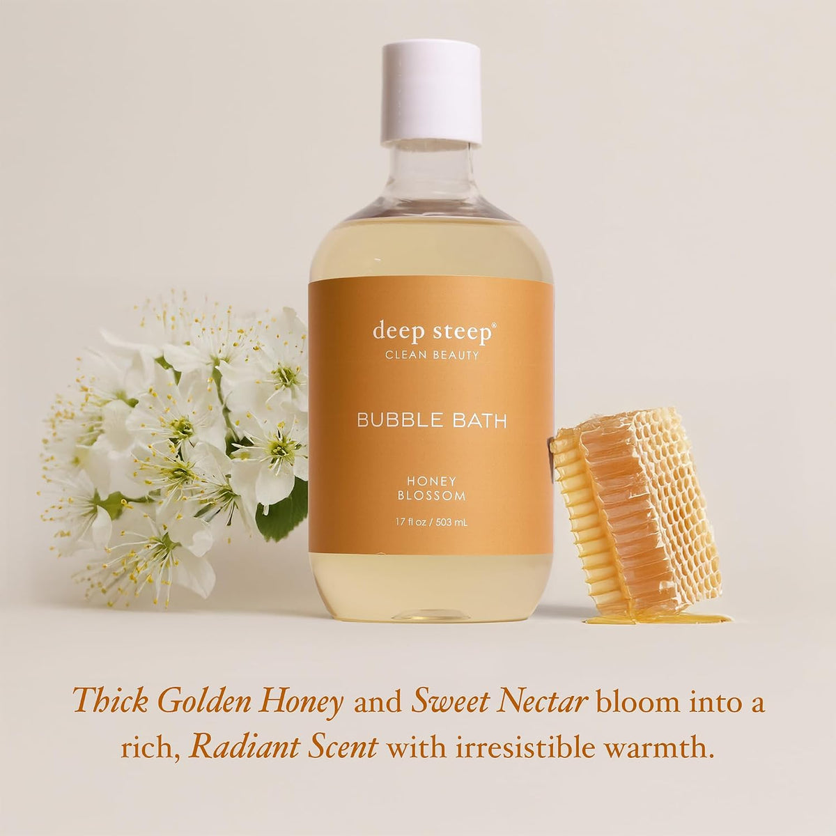 Deep Steep bubble bath pack of two bottles side by side