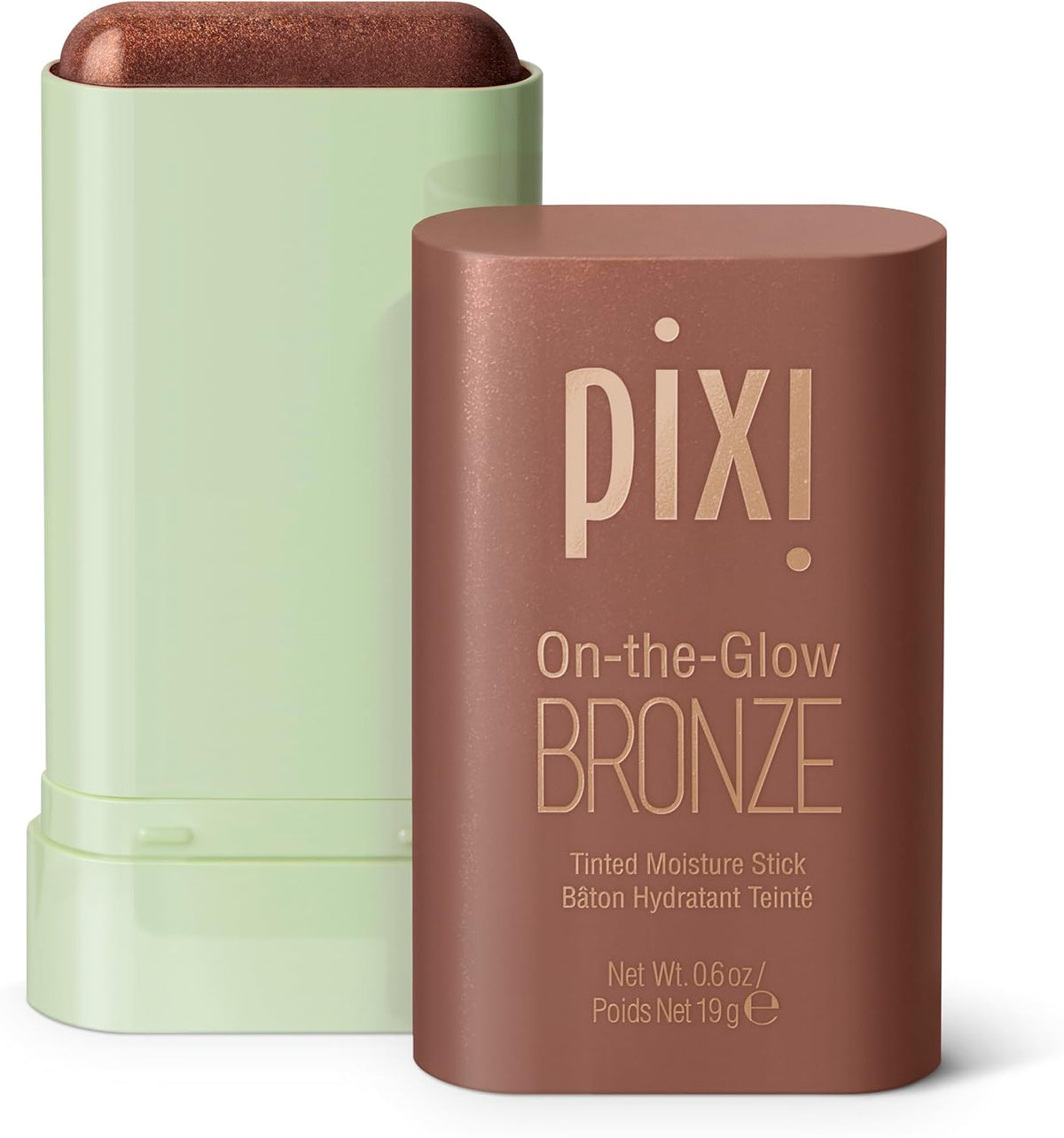 Pixi On-the-Glow Bronze - WarmGlow, Hydrating Tinted Moisture Bronzer Stick with Ginseng, Aloe Vera & Fruit Extracts, For Cheeks & Lips, 19g / 0.6oz, Paraben-Free - Image 11