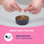 Nutramax Proviable imported daily pet wellness capsules label details